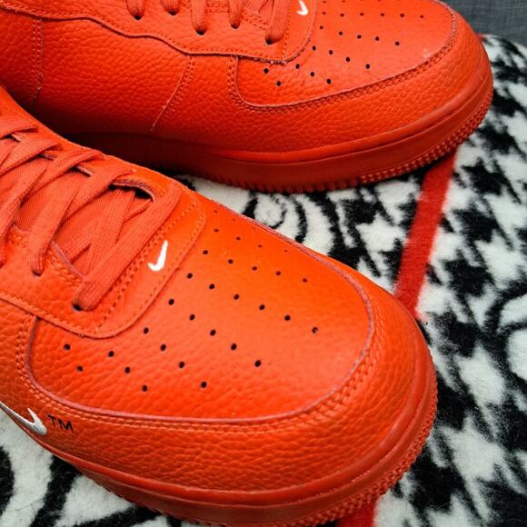 %Size 12 - Nike Air Force 1 \'07 LV8 Overbranding 2018 Men AJ7747-800 / A 20 main image 13
